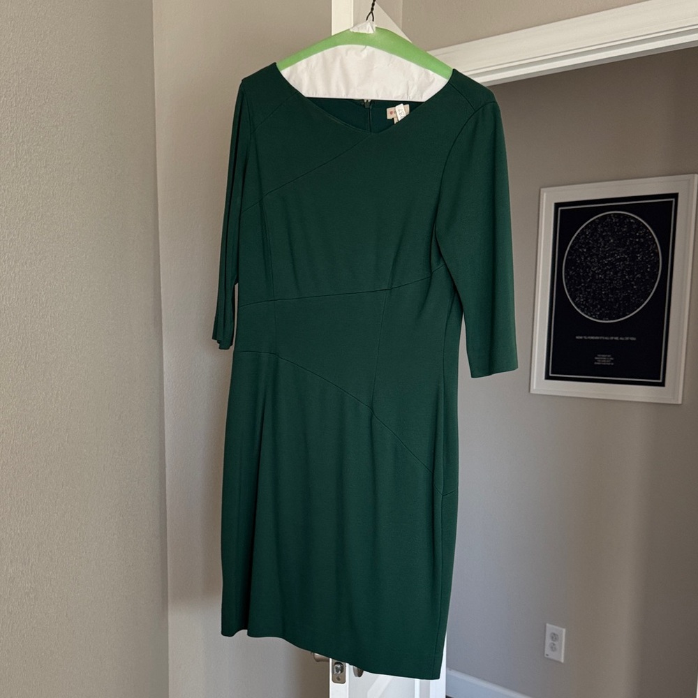 Daniel Cremieux Forest Green Long Sleeve Dress
